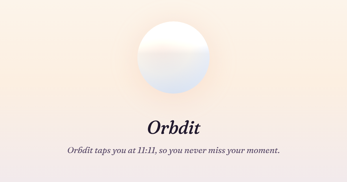 Orbdit social share image
